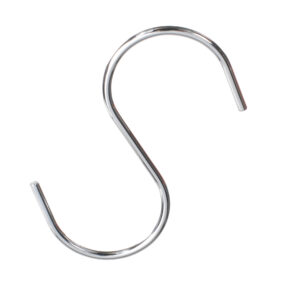 4 in. Chrome S Hooks – 10 per package