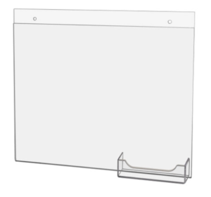 Horizontal Gridwall Sign Holders